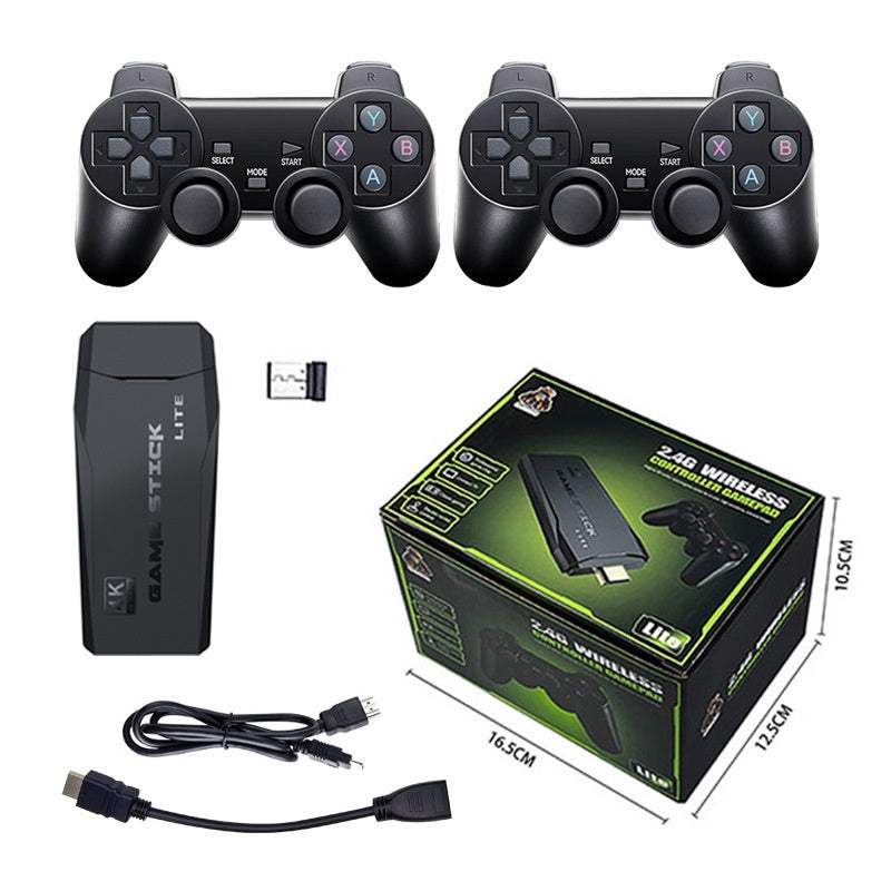 M8 Home Gaming Console Wireless TV HD 4K Wireless Controller Joystick Retro Dual Player Battle Classic Nostalgic