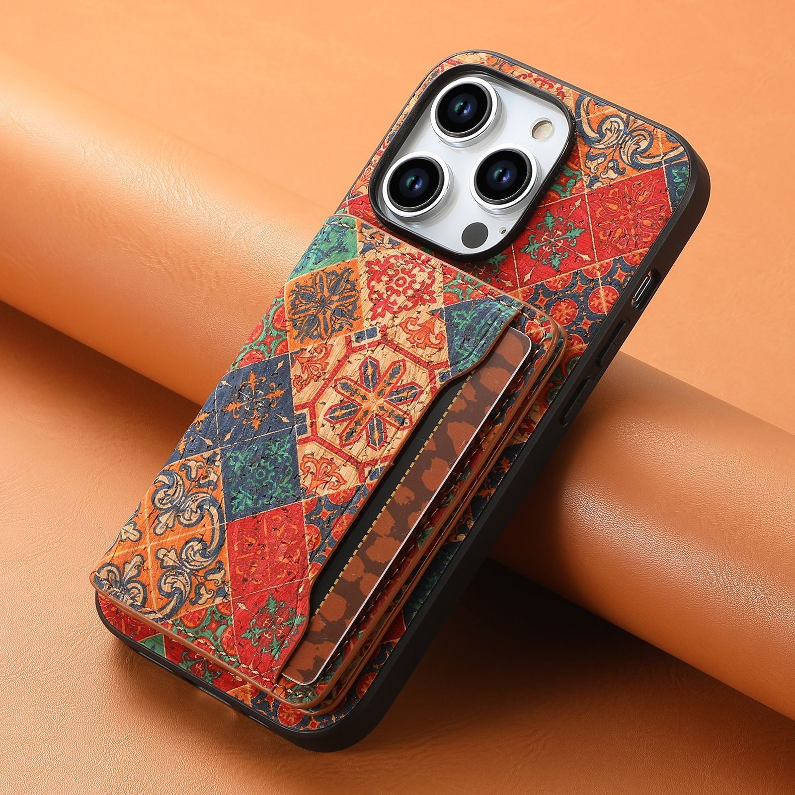 Protective Leather Case with Totem Pattern for iPhone 17 Pro