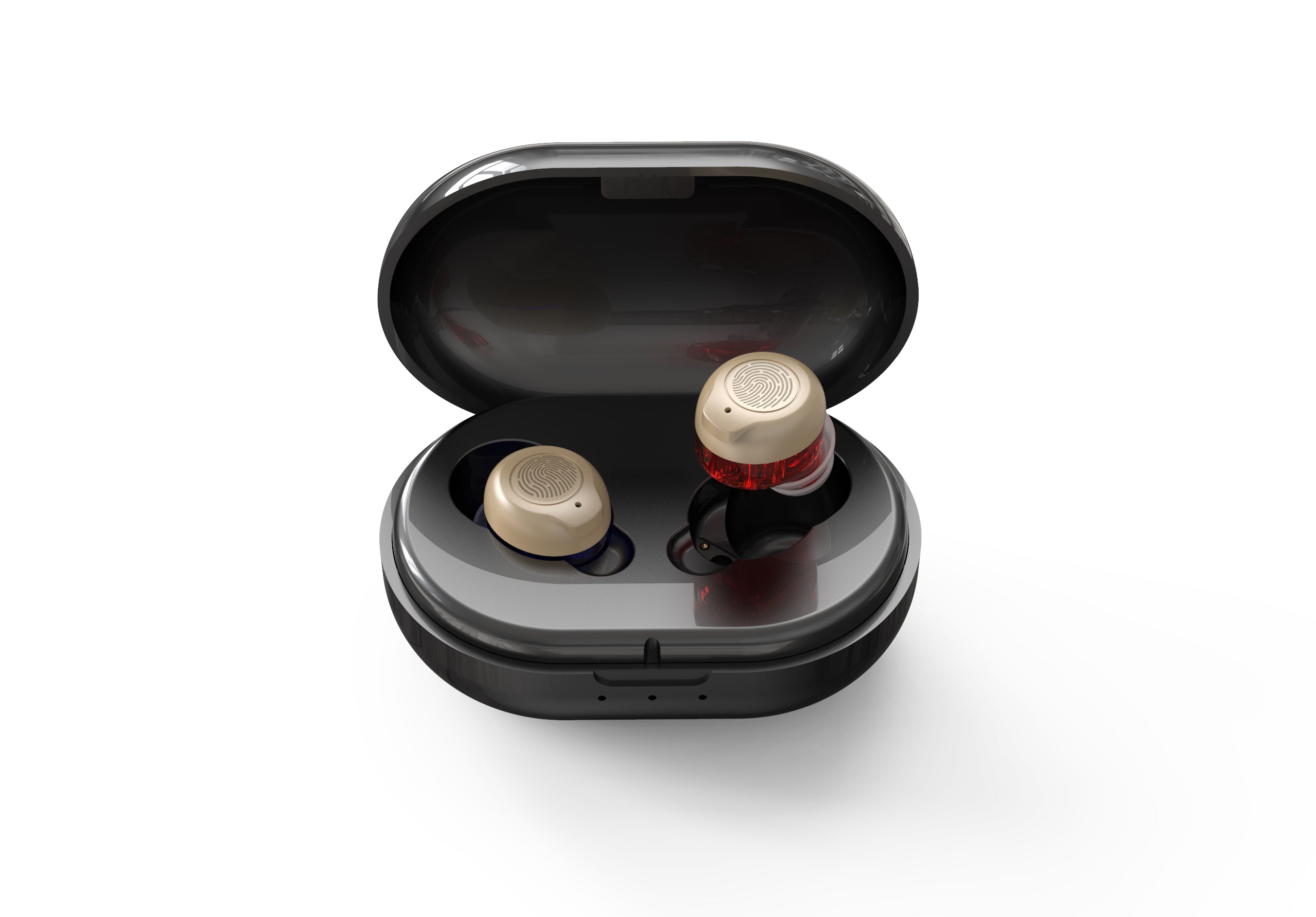 Hearing Aid Sound Amplifier for Elderly with Magnetic Charging Case, Mini Invisible Sound Collector, Portable Audio Enhancer