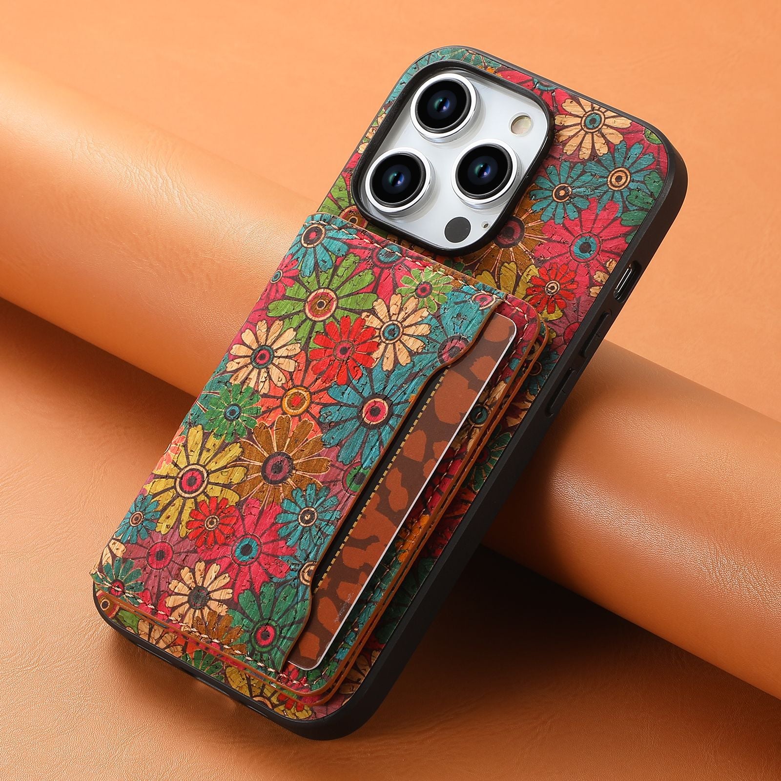 Protective Leather Case with Totem Pattern for iPhone 17 Pro