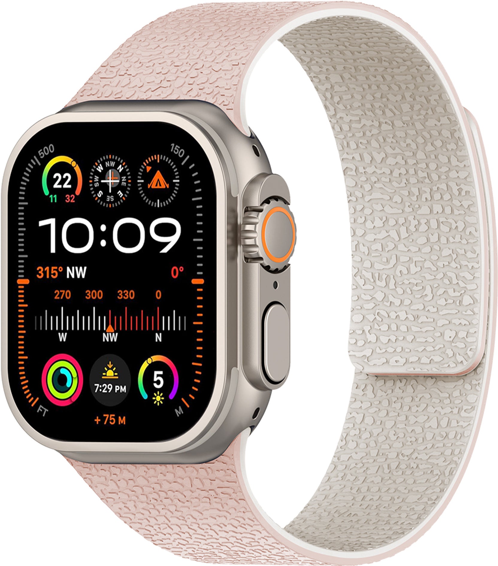 Apple iWatch, Huawei Watch 5, Samsung GT5 Silicone Watch Band with Soft Magnetic Adsorption and Lychee Pattern