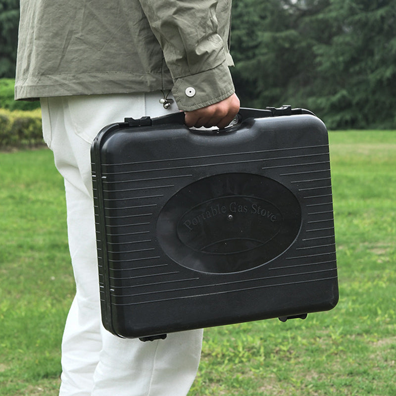 Portable Gas Camping Stove, 2.2kW Outdoor Cooker with Full Kit (Pot Stand & Carry Case)