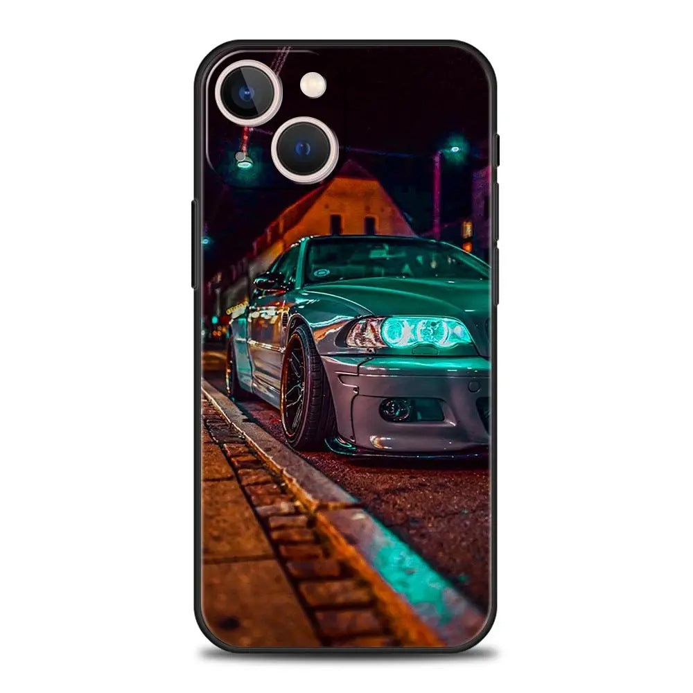Suitable for iPhone 15 Japanese blue red JDM sports car phone case