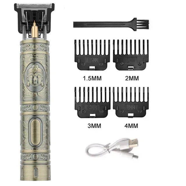 Hair Cutting Machine T9 Vintage Hair Clipper USB Fast Charging Shaver Barber Cordless Hair Trimmer For Men's Barbe